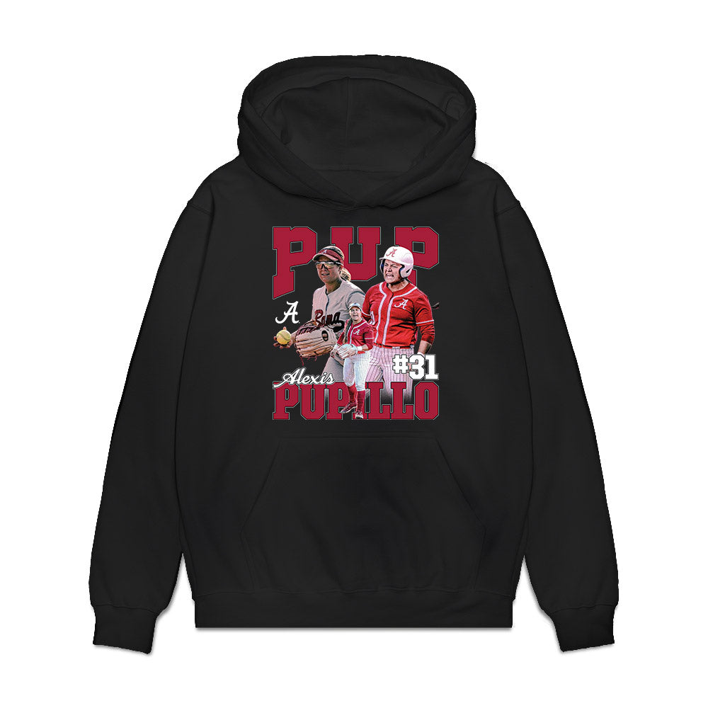 Alabama - NCAA Softball : Alexis Pupillo - Collage Premium Hooded Sweatshirt-0