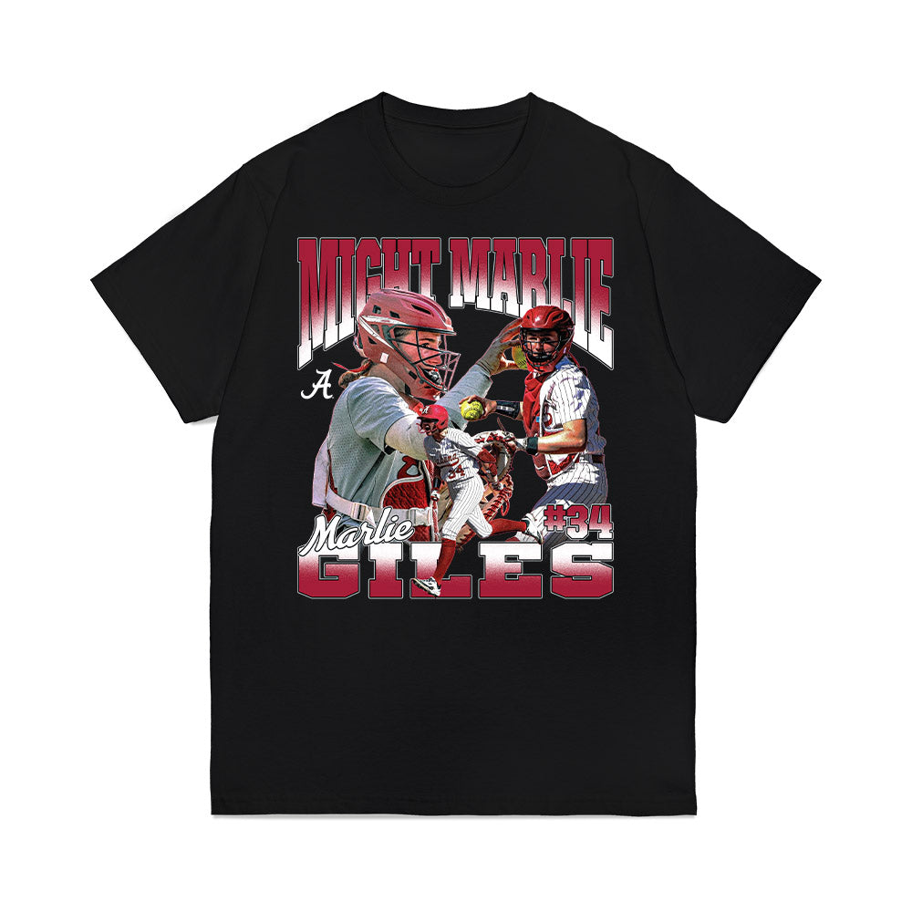 Alabama - NCAA Softball : Marlie Giles - Collage Premium T-Shirt-0