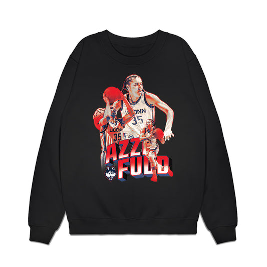 UConn - NCAA Women's Basketball : Azzi Fudd - Graphic Tee Premium Crewneck Sweatshirt-0