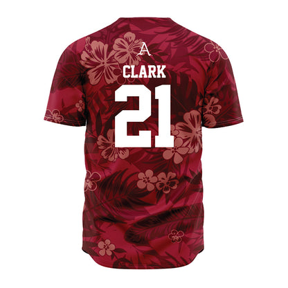 Arkansas - NCAA Baseball : Brenton Clark - Red Jersey-1