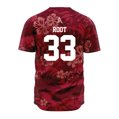 Arkansas - NCAA Baseball : Zach Root - Red Jersey-1