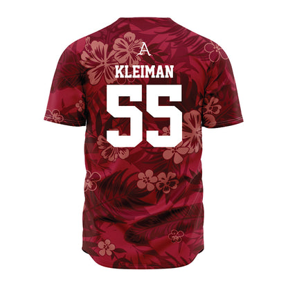 Arkansas - NCAA Baseball : Brendan Kleiman - Red Jersey-1