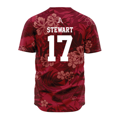 Arkansas - NCAA Baseball : Zack Stewart - Red Jersey-1