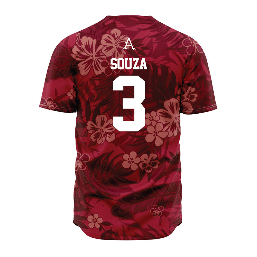 Arkansas - NCAA Baseball : Nolan Souza - Red Jersey-1