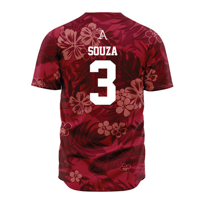 Arkansas - NCAA Baseball : Nolan Souza - Red Jersey-1