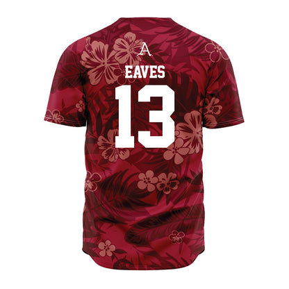 Arkansas - NCAA Baseball : Steele Eaves - Red Jersey-1