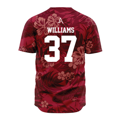 Arkansas - NCAA Baseball : Luke Williams - Red Jersey-1