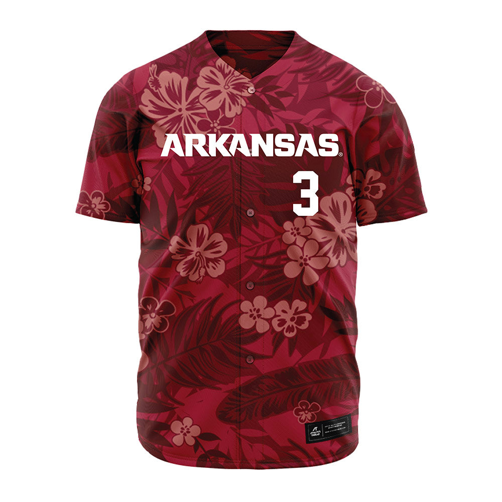 Arkansas - NCAA Baseball : Nolan Souza - Red Jersey-0