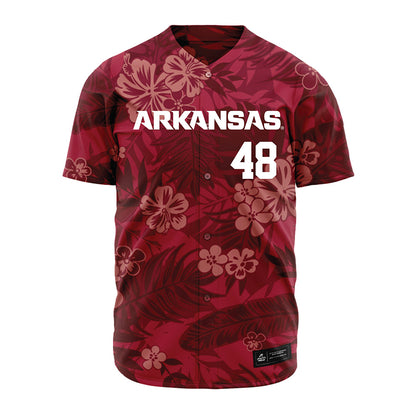 Arkansas - NCAA Baseball : Cooper Dossett - Red Jersey-0