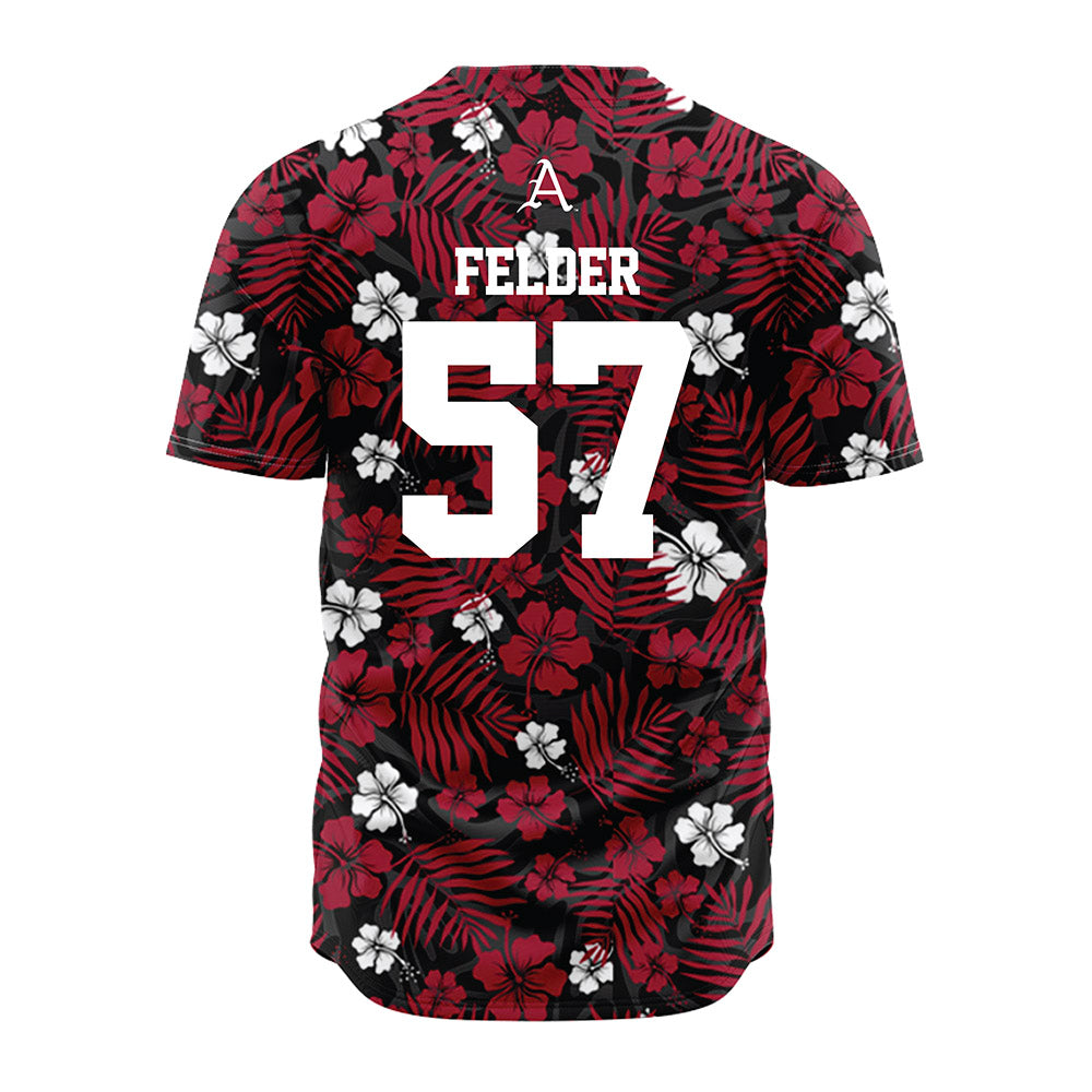 Arkansas - NCAA Baseball : Ross Felder - Red Jersey-1