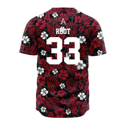 Arkansas - NCAA Baseball : Zach Root - Red Jersey-1