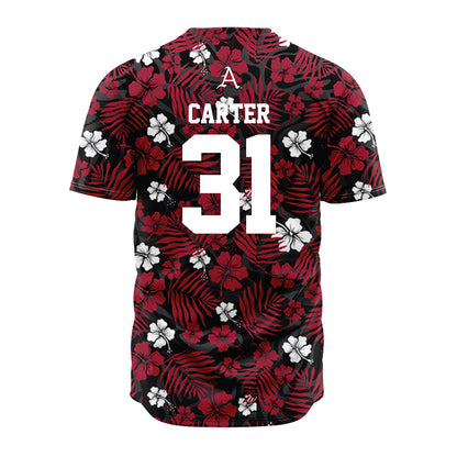 Arkansas - NCAA Baseball : Dylan Carter - Red Jersey-1
