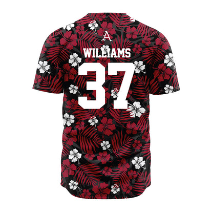 Arkansas - NCAA Baseball : Luke Williams - Red Jersey-1