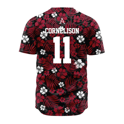 Arkansas - NCAA Baseball : Luke Cornelison - Red Jersey-1
