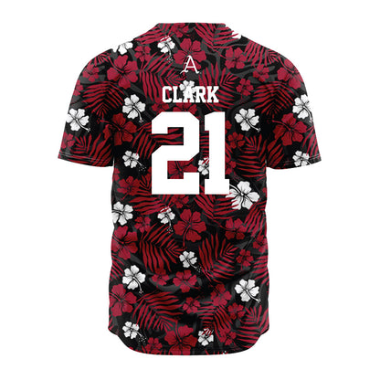 Arkansas - NCAA Baseball : Brenton Clark - Red Jersey-1