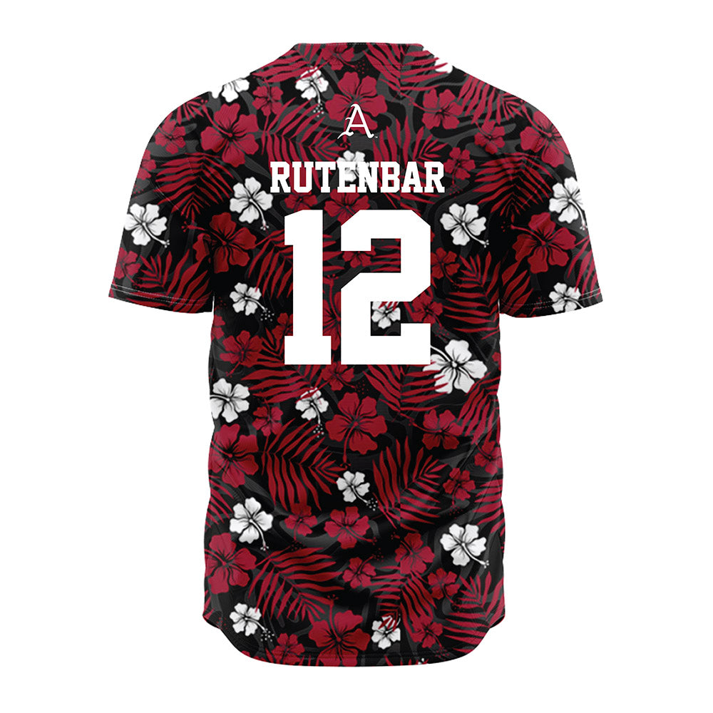 Arkansas - NCAA Baseball : Carter Rutenbar - Red Jersey-1