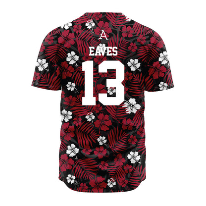 Arkansas - NCAA Baseball : Steele Eaves - Red Jersey-1