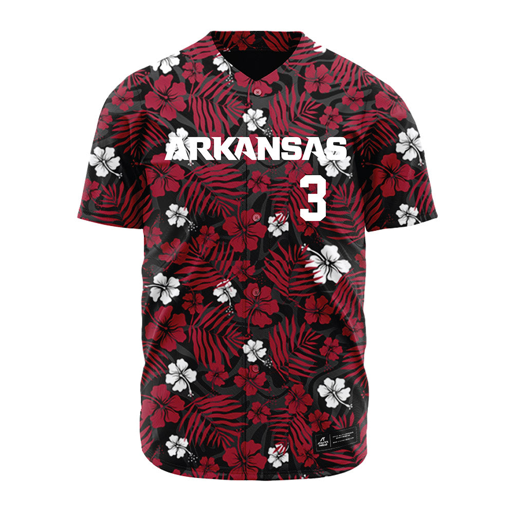 Arkansas - NCAA Baseball : Nolan Souza - Red Jersey-0