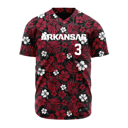 Arkansas - NCAA Baseball : Nolan Souza - Red Jersey-0