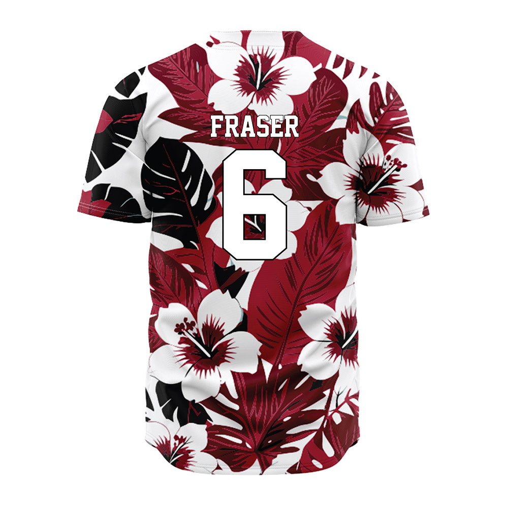 Arkansas - NCAA Baseball : Gabe Fraser - Aloha Jersey-1
