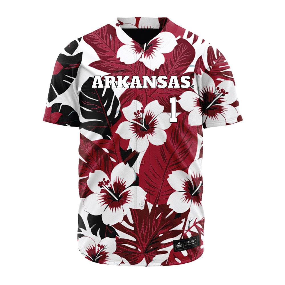 Arkansas - NCAA Baseball : Carson Brumbaugh - Aloha Jersey-0