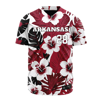 Arkansas - NCAA Baseball : Jordan Martin - Aloha Jersey-0