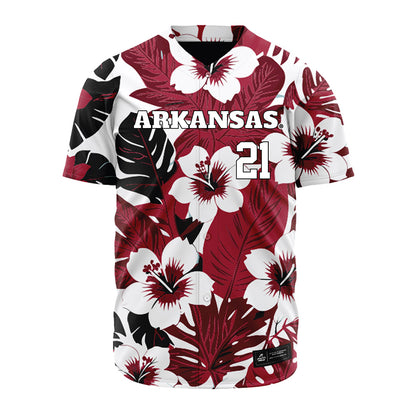Arkansas - NCAA Baseball : Brenton Clark - Aloha Jersey-0
