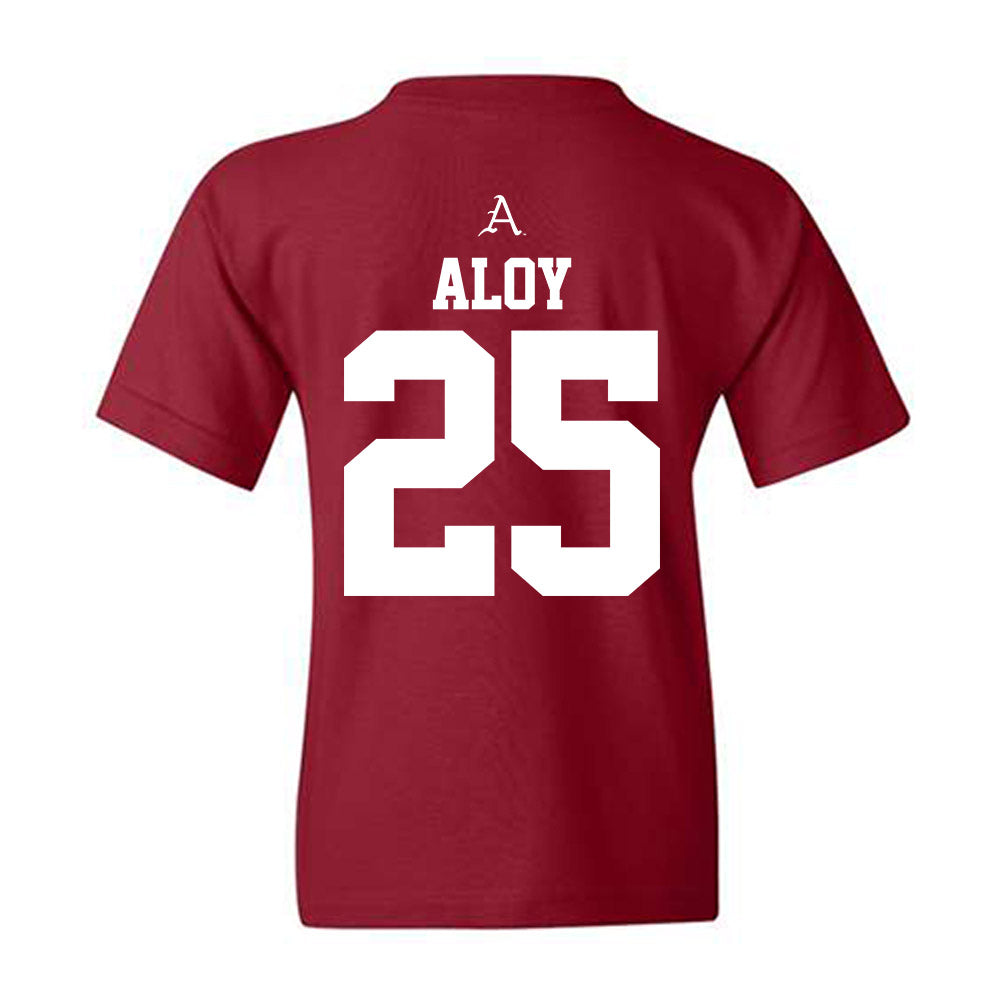 Arkansas - NCAA Baseball : Kuhio Aloy - Classic Fashion Shersey Youth T-Shirt-1