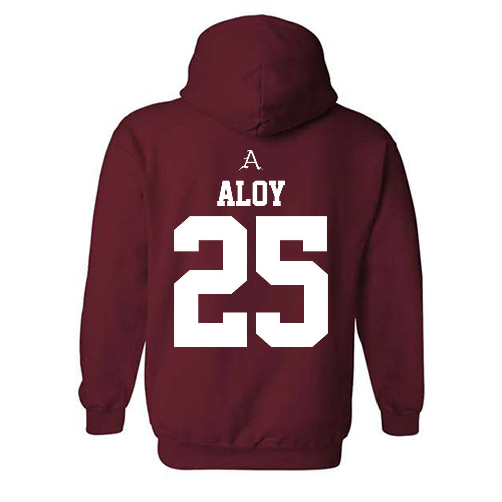 Arkansas - NCAA Baseball : Kuhio Aloy - Classic Fashion Shersey Hooded Sweatshirt-1