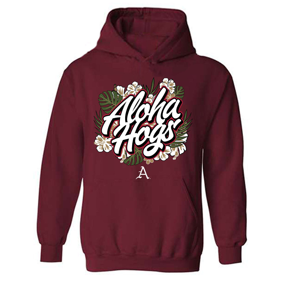 Arkansas - NCAA Baseball : Kuhio Aloy - Classic Fashion Shersey Hooded Sweatshirt-0