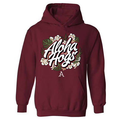 Arkansas - NCAA Baseball : Kuhio Aloy - Classic Fashion Shersey Hooded Sweatshirt-0