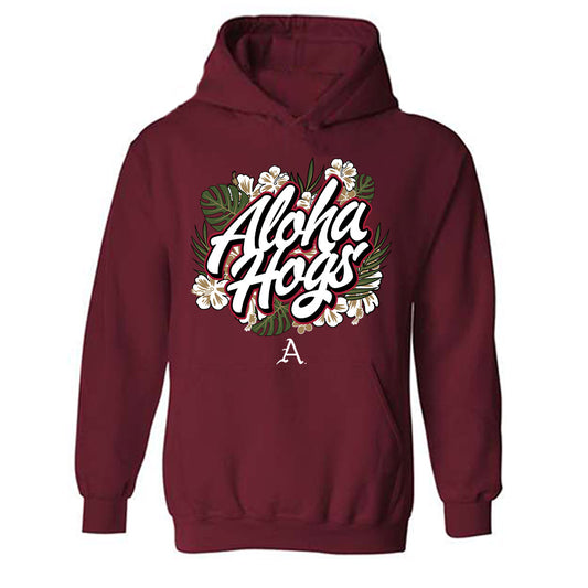Arkansas - NCAA Baseball : Kuhio Aloy - Classic Fashion Shersey Hooded Sweatshirt-0