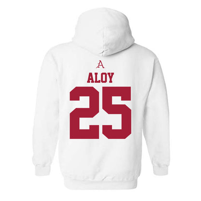 Arkansas - NCAA Baseball : Kuhio Aloy - Hooded Sweatshirt-1