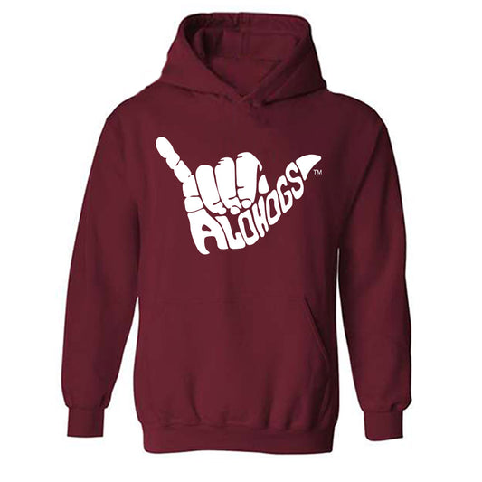 Arkansas - NCAA Baseball : Kuhio Aloy - Classic Fashion Shersey Hooded Sweatshirt-0