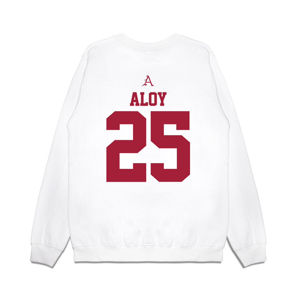 Arkansas - NCAA Baseball : Kuhio Aloy - Classic Fashion Shersey Premium Crewneck Sweatshirt-1