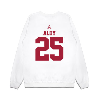 Arkansas - NCAA Baseball : Kuhio Aloy - Classic Fashion Shersey Premium Crewneck Sweatshirt-1