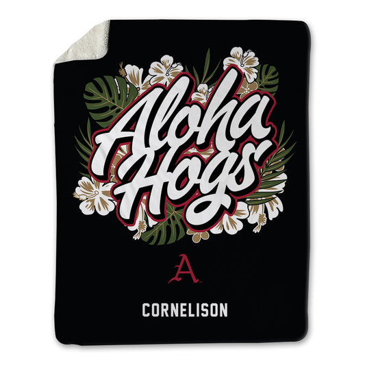 Arkansas - NCAA Baseball : Luke Cornelison - Blanket-0