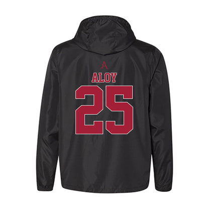 Arkansas - NCAA Baseball : Kuhio Aloy - Windbreaker-1