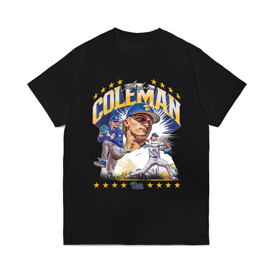 Pittsburgh - NCAA Baseball : Aidan Coleman - Collage Comfort Colors T-Shirt-0