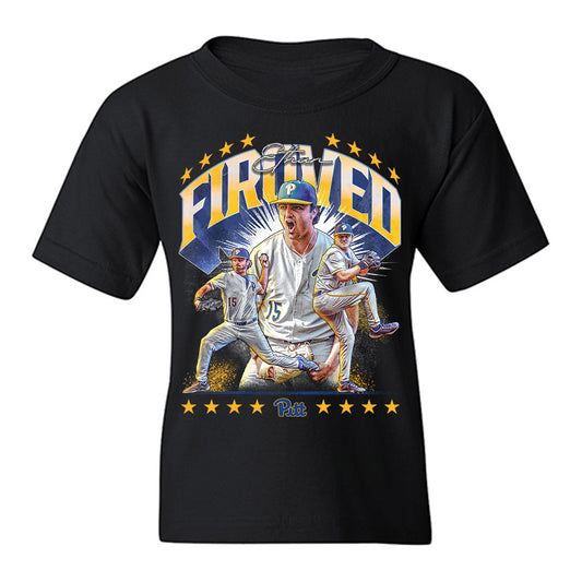 Pittsburgh - NCAA Baseball : Ethan Firoved - Youth T-Shirt-0