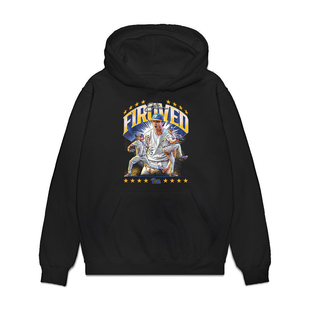 Pittsburgh - NCAA Baseball : Ethan Firoved - Premium Hooded Sweatshirt-0