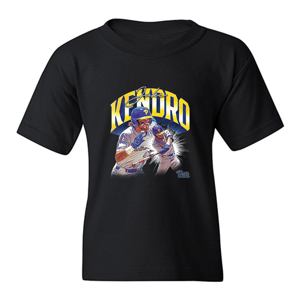 Pittsburgh - NCAA Baseball : Jacob Kendro - Youth T-Shirt-0