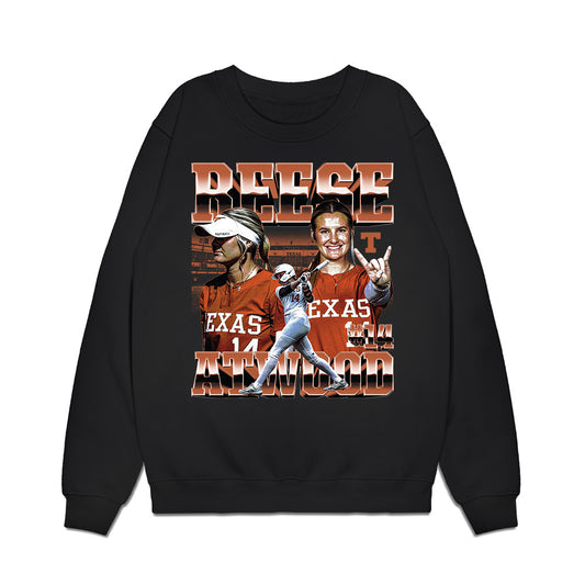 Texas - NCAA Softball : Reese Atwood - Collage Premium Crewneck Sweatshirt-0