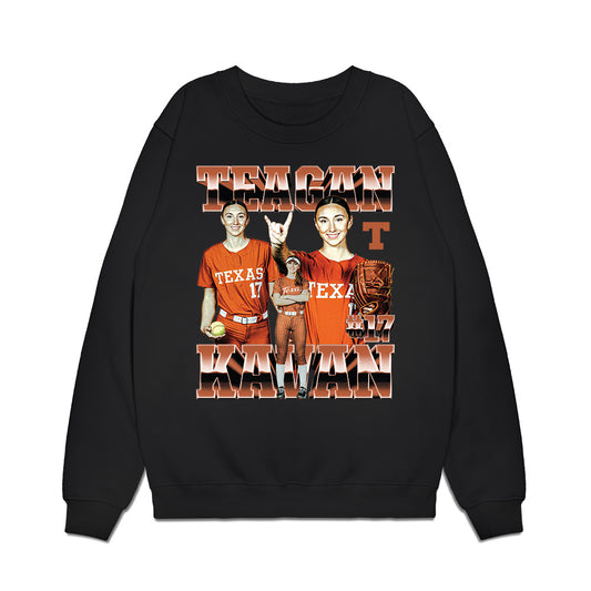Texas - NCAA Softball : Teagan Kavan - Collage Premium Crewneck Sweatshirt-0