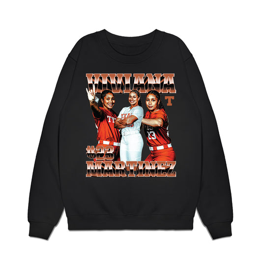 Texas - NCAA Softball : Viviana Martinez - Collage Premium Crewneck Sweatshirt-0