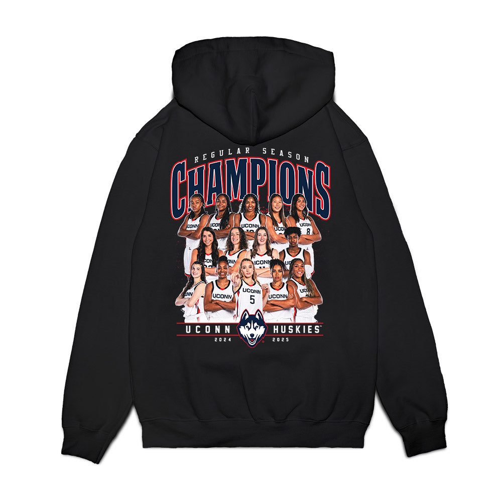 UConn - NCAA Women's Basketball : Team Collage Premium Hooded Sweatshirt-1