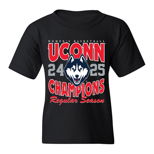 UConn - NCAA Women's Basketball : Sarah Strong - Regular Season Champs Youth T-Shirt-0