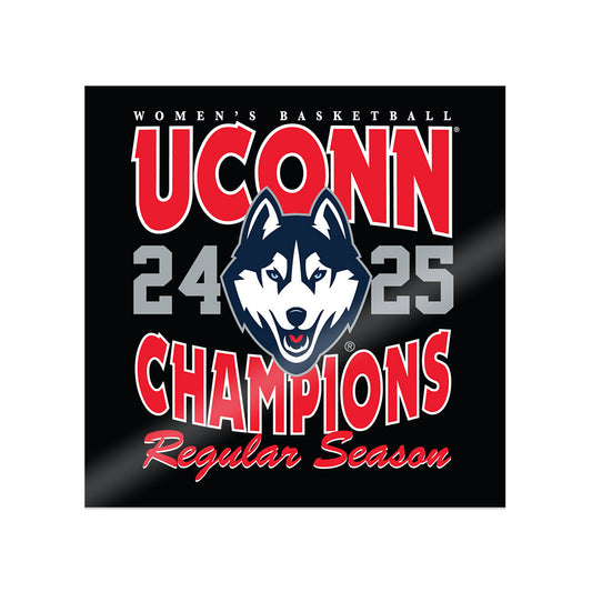 UConn - NCAA Women's Basketball : Allie Ziebell - Regular Season Champs Sticker-0