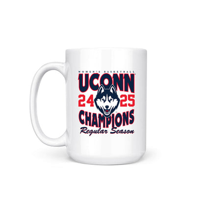 UConn - NCAA Women's Basketball : Caroline Ducharme - Regular Season Champs Coffee Mug-1