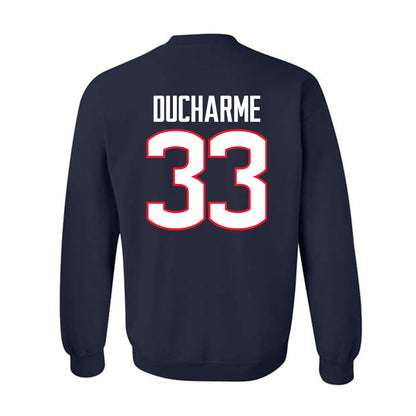 UConn - NCAA Women's Basketball : Caroline Ducharme - Big East Champs Classic Fashion Shersey Crewneck Sweatshirt-1